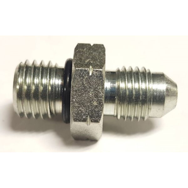 Stainless Diesel Turbo Oil Feed Fitting (-4 JIC/M12 ORing)