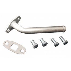Stainless Diesel Twin Turbo Oil Drain Line